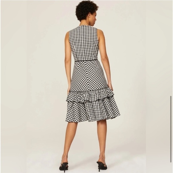 TOME Collective Gingham Ruffle Hem Dress - Picture 7 of 16